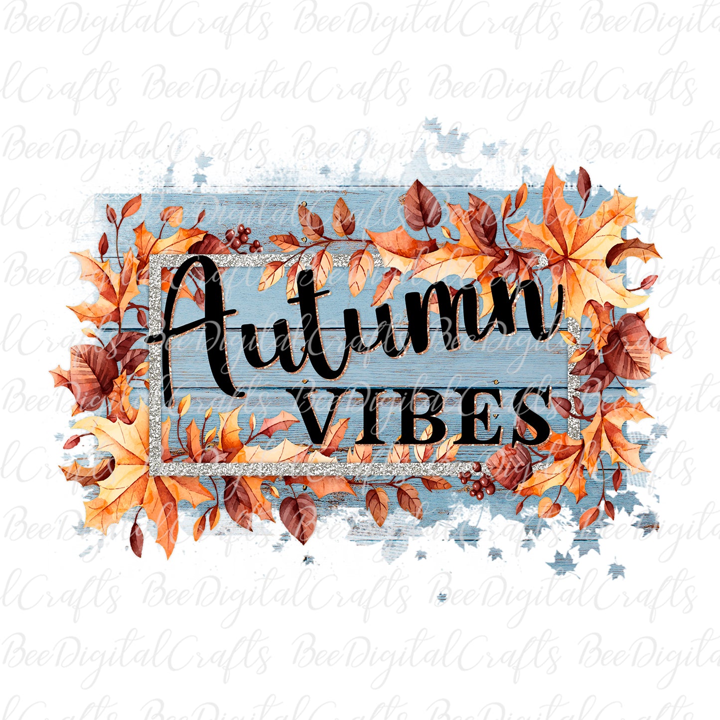 Autumn vibes sublimation design