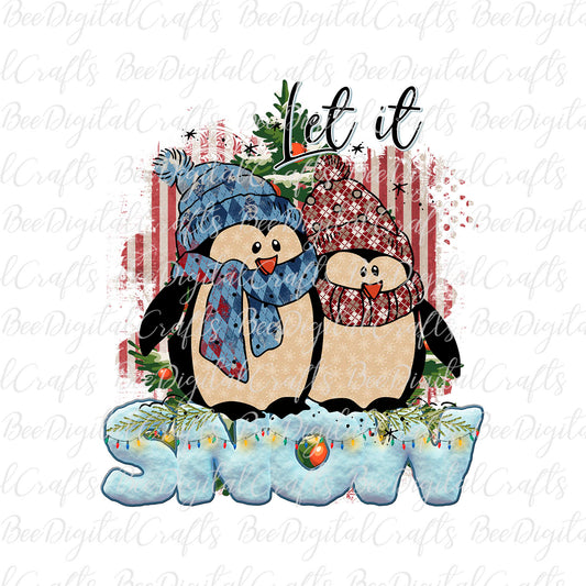 Let it snow sublimation design