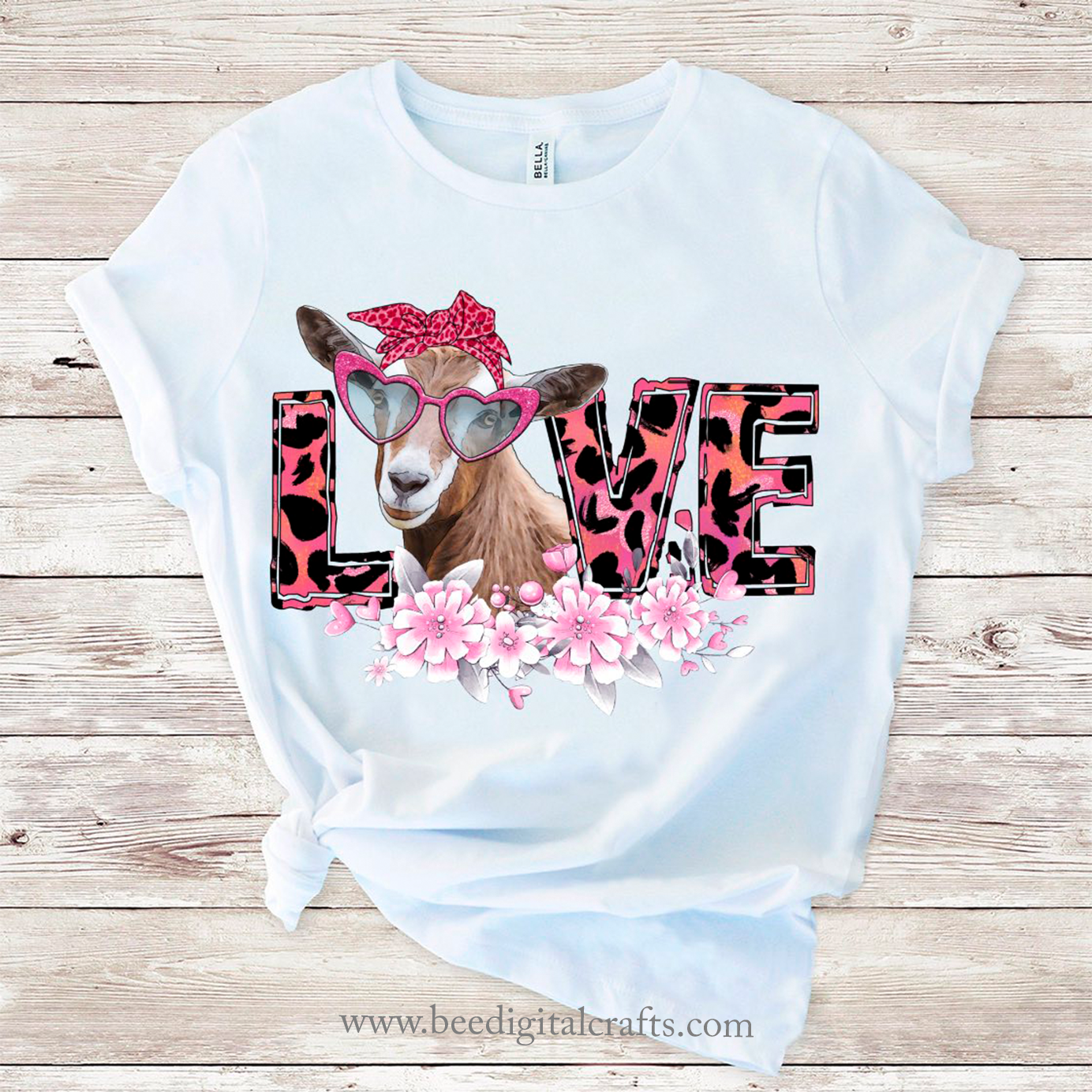 Goat love sublimation design