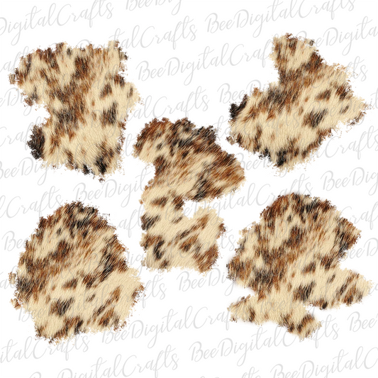 Cowhide patch sublimation design