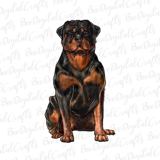 Rottweiler sublimation design