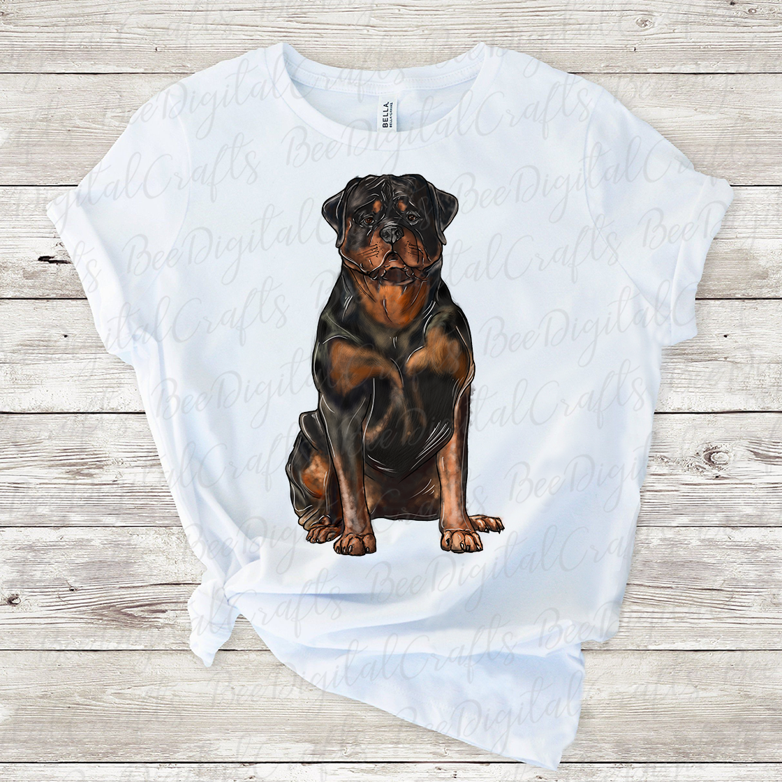 Rottweiler sublimation design