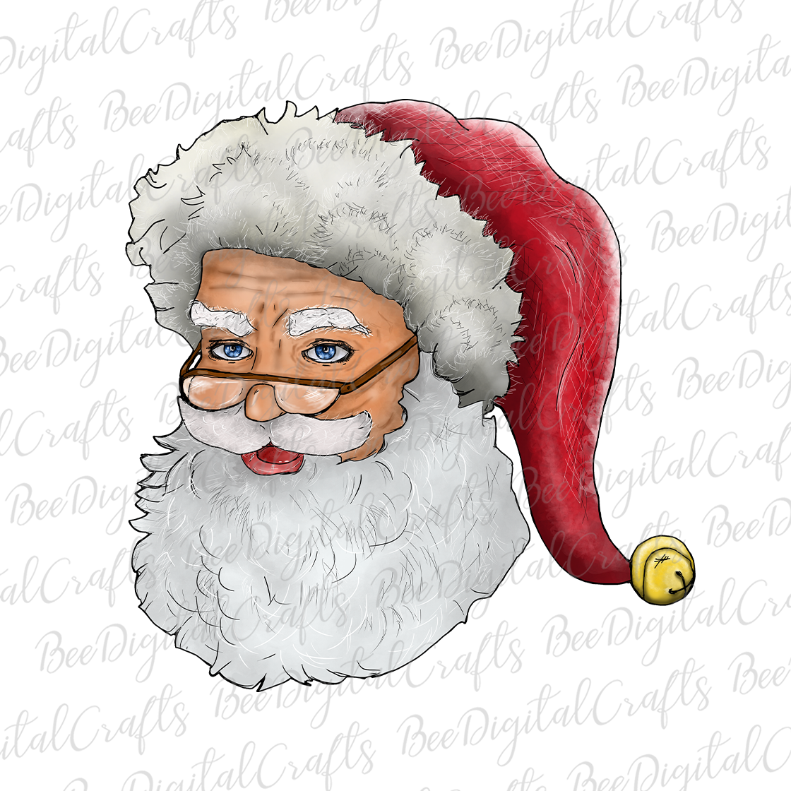 Santa sublimation design