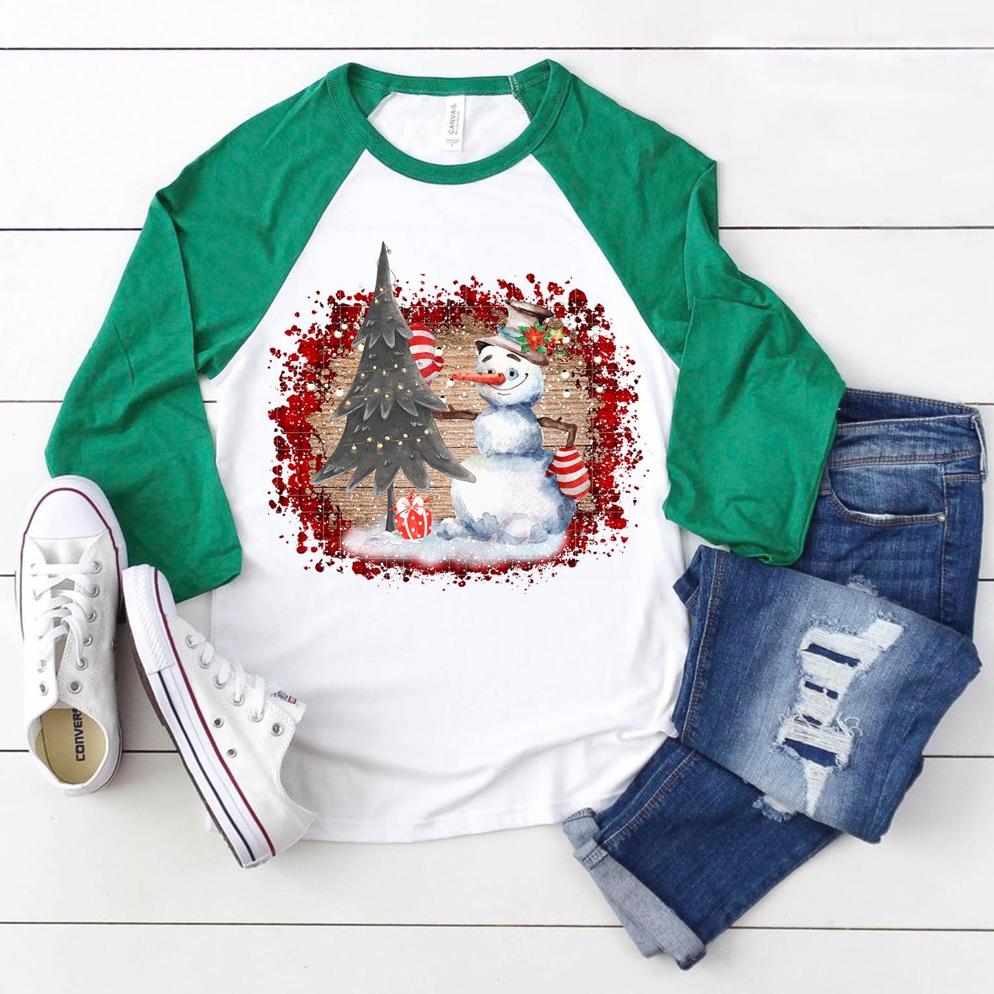 Snowman sublimation design