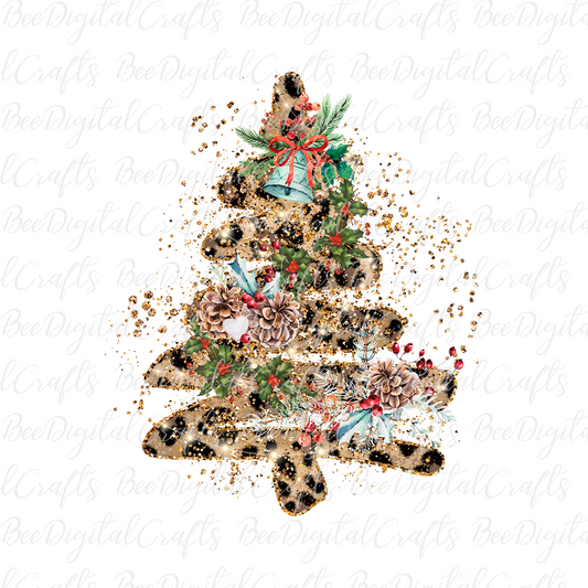 Christmas tree sublimation design