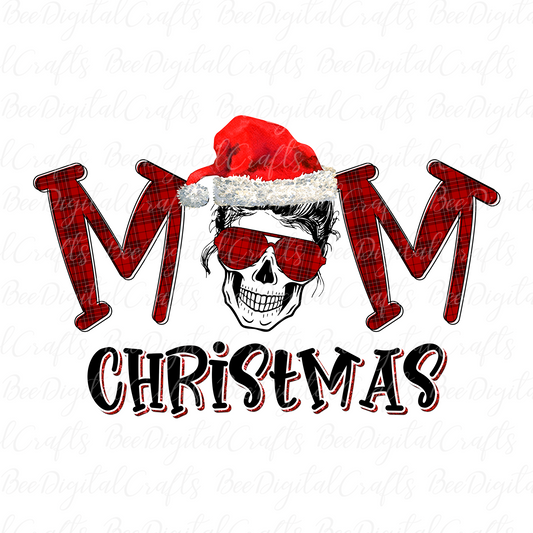 Christmas Mom sublimation design