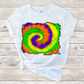 Fall tie dye background sublimation design