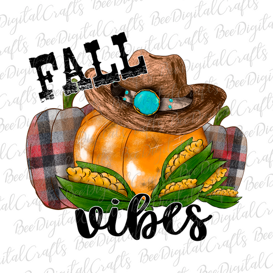 Fall vibes sublimation design