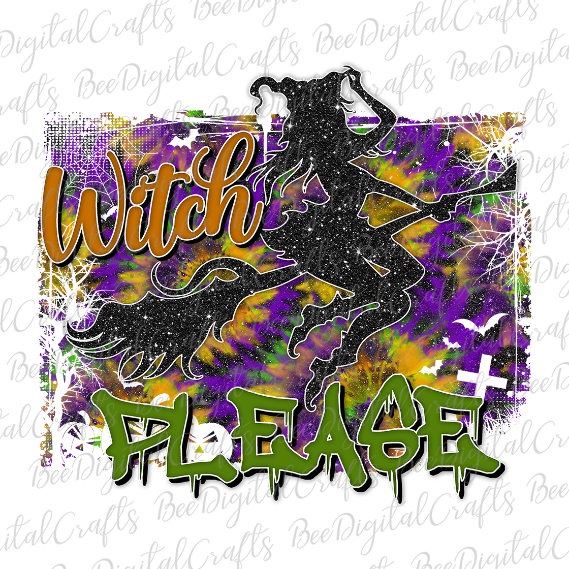 Witch please sublimation design