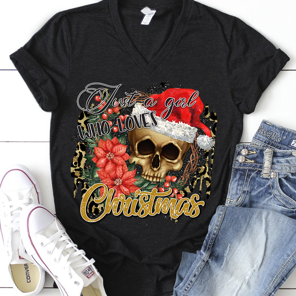 Just a girl who loves Christmas sublimation design