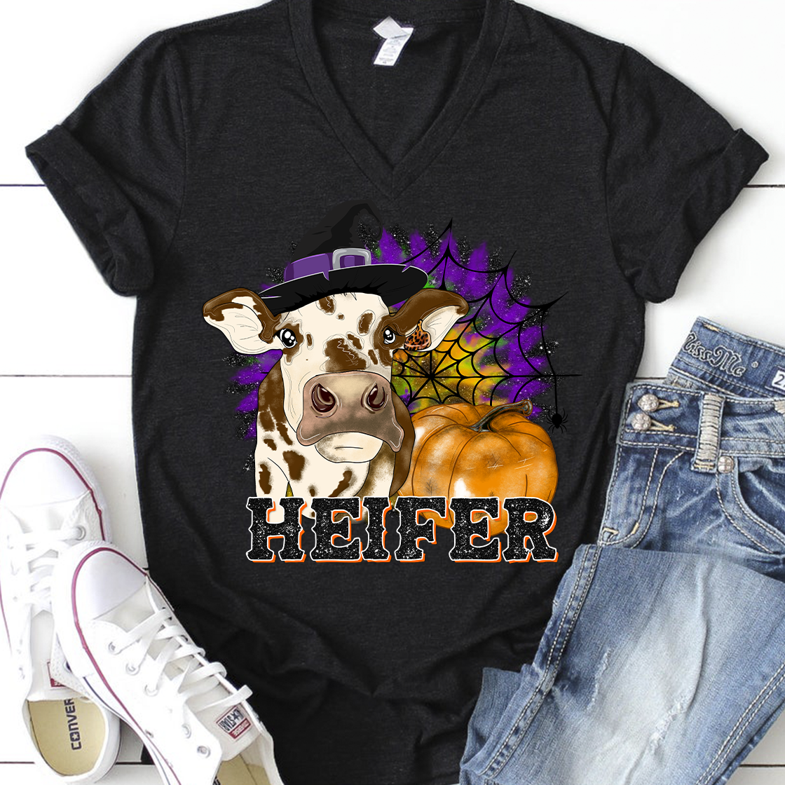 Halloween heifer sublimation design