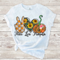 Peace love pumpkin sublimation design