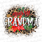 Merry grandma sublimation design