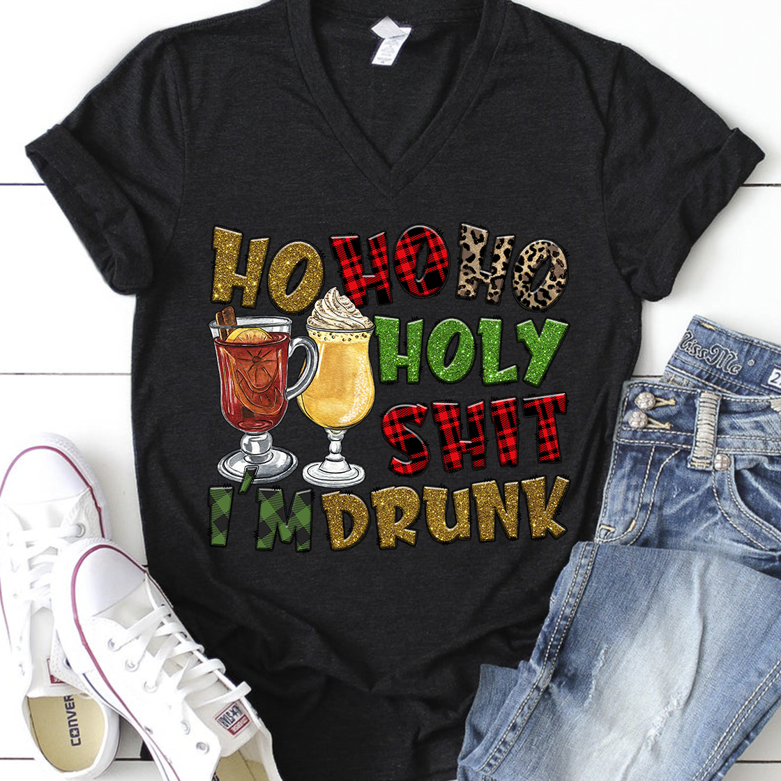 Ho ho holy shit I'm drunk sublimation design