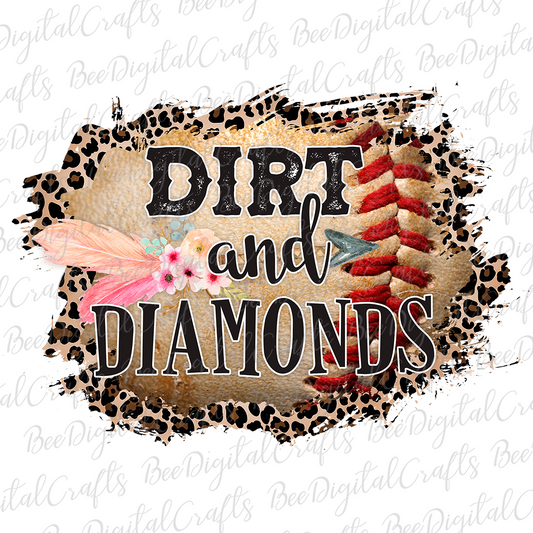 Dirt and diamonds sublimation design