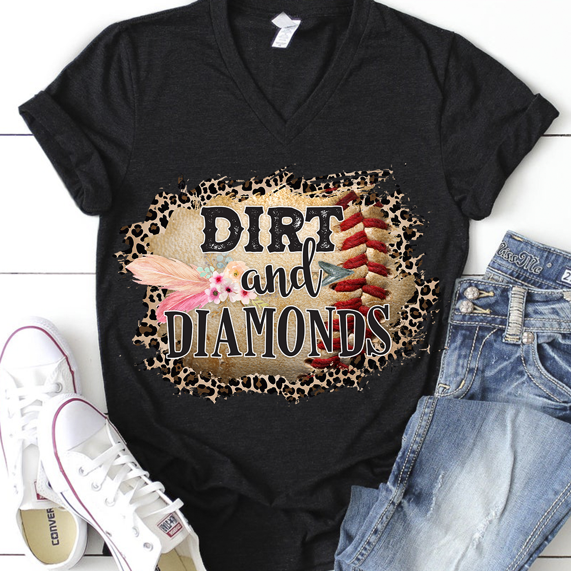 Dirt and diamonds sublimation design