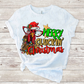 Merry Cluckin' Christmas sublimation design