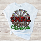 Small town Christmas sublimation design