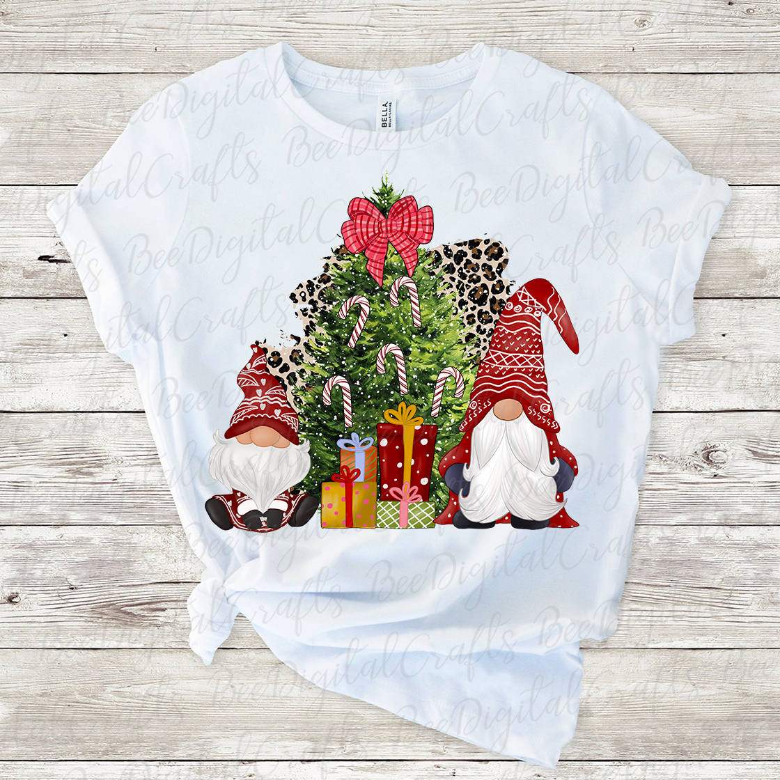 Christmas gnome sublimation design