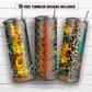 Western brushstroke 20 oz skinny tumbler sublimation design