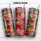 Virgin Mary 20 oz skinny tumbler sublimation design