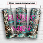 Good taste in music bad taste in men 20 oz skinny tumbler sublimation design