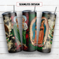 Virgin Mary and San Judas Tadeo 20 oz skinny tumbler sublimation design