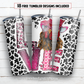 Love chicken 20 oz skinny tumbler sublimation design