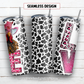 Love chicken 20 oz skinny tumbler sublimation design