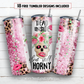 Dead inside but still horny 20 oz skinny tumbler sublimation design