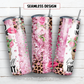 Dead inside but still horny 20 oz skinny tumbler sublimation design