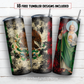 San Judas Tadeo 20 oz skinny tumbler sublimation design