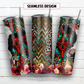 Cow 20 oz skinny tumbler sublimation design