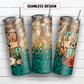 Tired as a mother 20 oz skinny tumbler sublimation design