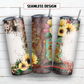 Western blank add text 20 oz skinny tumbler sublimation design