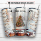 Rocking around the Christmas tree 20 oz skinny tumbler sublimation design