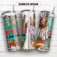 Christmas 20 oz skinny tumbler sublimation design