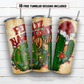 Feliz Navidad 20 and 30 oz skinny tumbler sublimation design