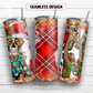 Mama Claus 20 oz skinny tumbler sublimation design