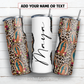 Virgin Mary name 20 oz skinny tumbler sublimation design