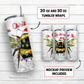 Christmas 20 and 30 oz skinny tumbler sublimation design