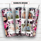 Love picture frame 20 oz skinny tumbler sublimation design