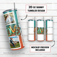 Love photo frame 20 oz skinny tumbler sublimation design