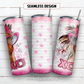 Valentine horse 20 oz skinny tumbler sublimation design