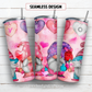 Valentine gnome 20 oz skinny tumbler sublimation design