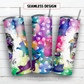 Cat mom life 20 oz skinny tumbler sublimation design