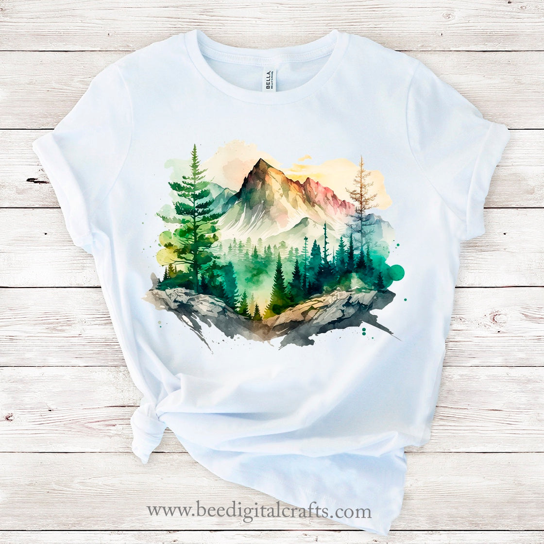 Mountain BUNDLE sublimation design