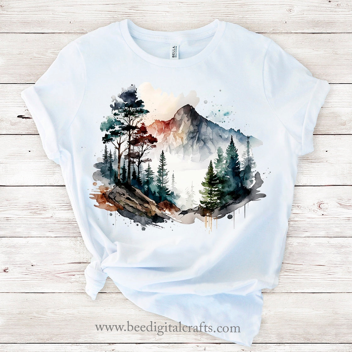 Mountain BUNDLE sublimation design